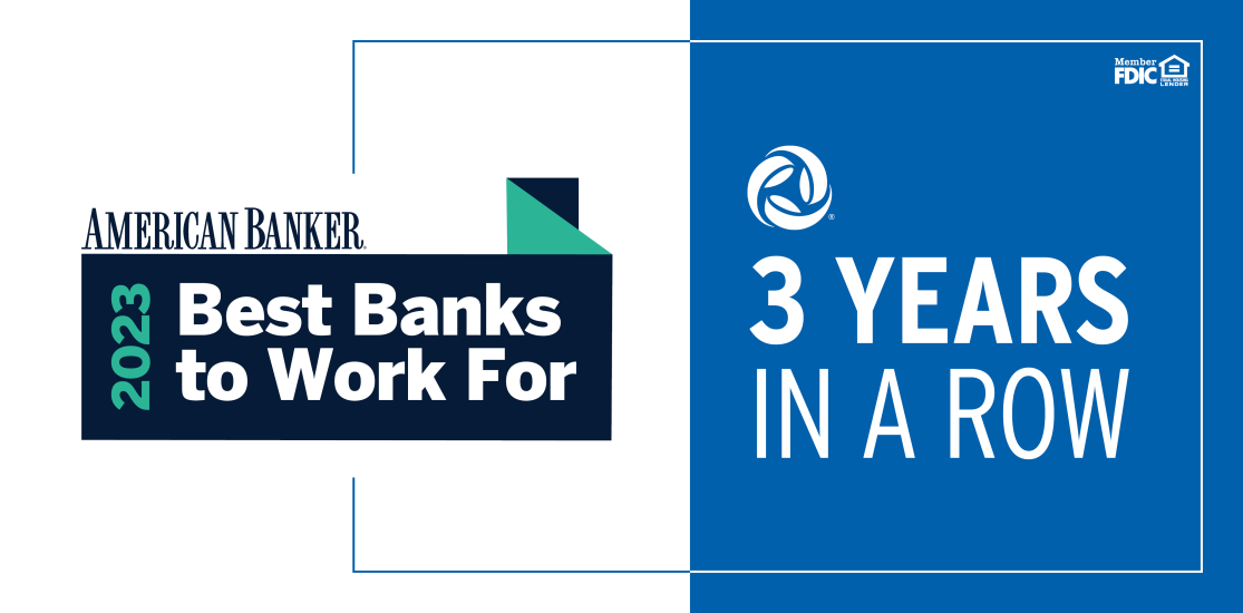 Peoples Bank: American Banker 2023 Best Banks to Work For 3 years in a row award